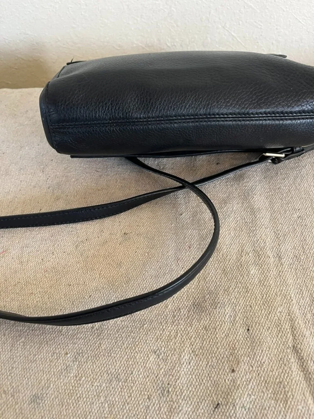 Kate Spade Lr Madison Willow Flap Black Saffiano Leather Crossbody Bag